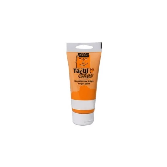 Kreatív ujjfesték Pébéo Tactilcolor 80 ml narancs