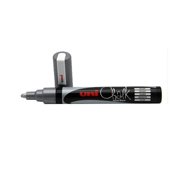 Krétamarker Uni PWE-5M ezüst