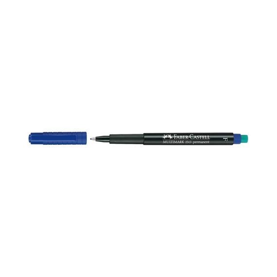 Marker Faber-Castell permanent F kék