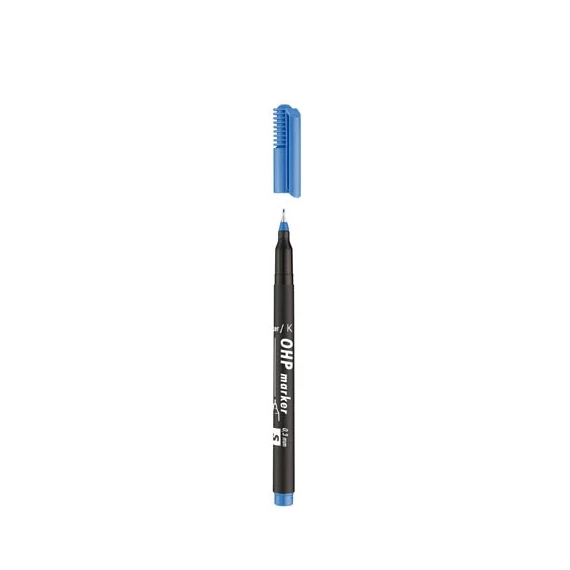 Marker Ico OHP permanent S kék