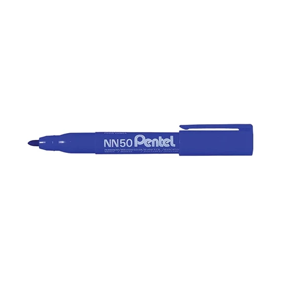 Marker Pentel NN50-C permanent kerek 5.0 mm kék