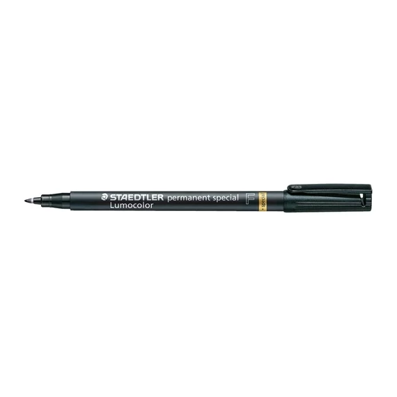 Marker Staedtler Lumocolor permanent F fekete speciális