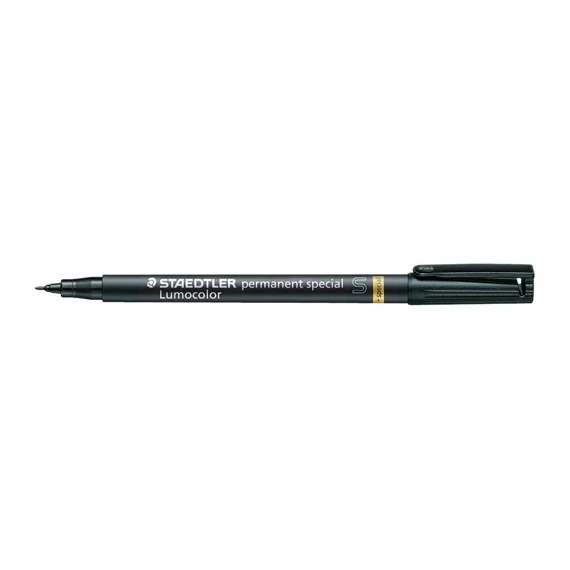 Marker Staedtler Lumocolor permanent S fekete speciális