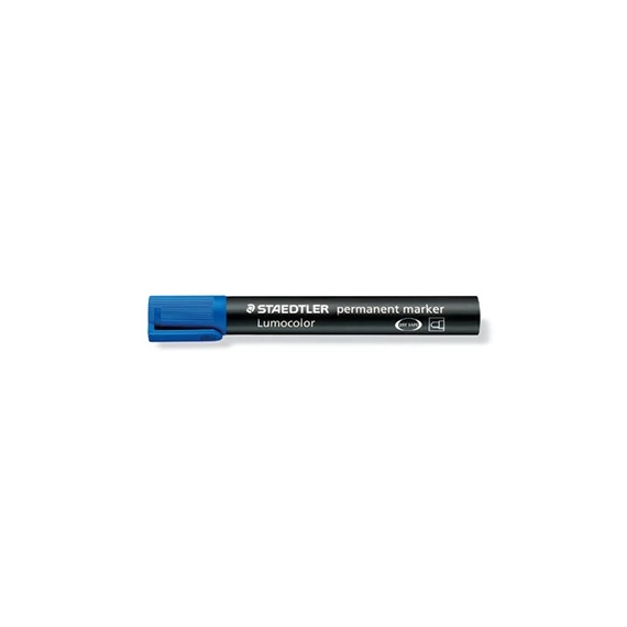 Marker Staedtler Lumocolor permanent kerek kék