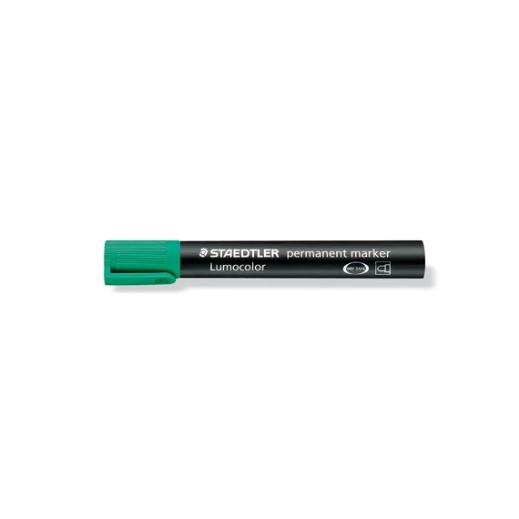 Marker Staedtler Lumocolor permanent kerek zöld