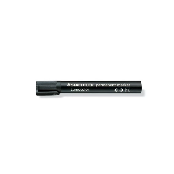 Marker Staedtler Lumocolor permanent vágott fekete