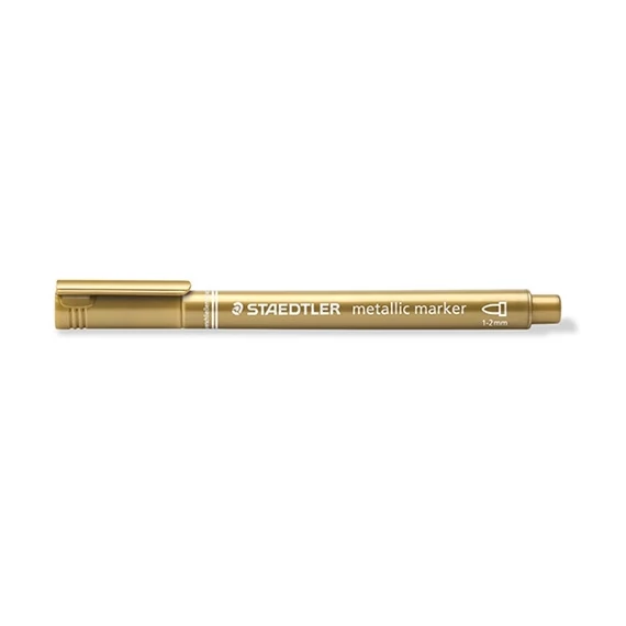 Marker Staedtler dekor 1-2 mm kerek hegyű arany