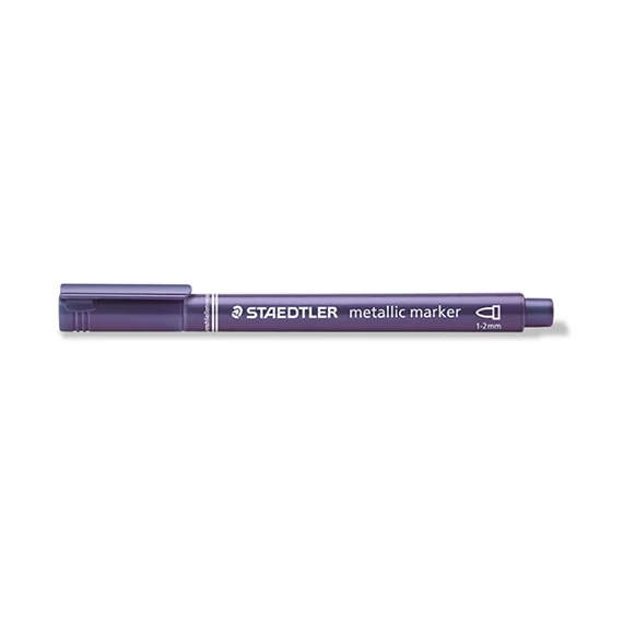 Marker Staedtler dekor 1-2 mm kerek hegyű metál lila