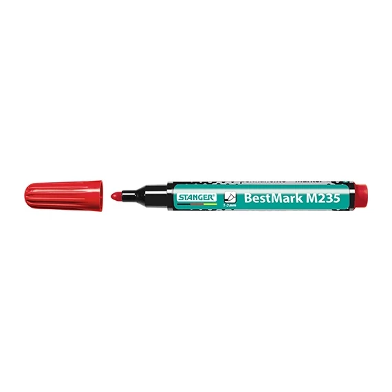 Marker Stanger M235 permanent kerek piros