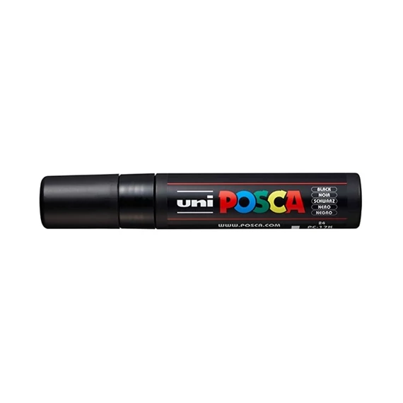 Marker Uni dekor Posca PC-17K Fekete 17 mm