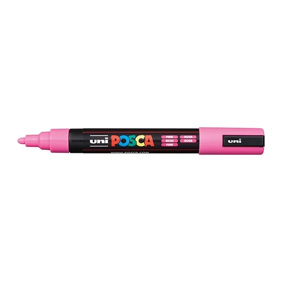 Marker Uni dekor Posca PC-5M Rózsaszín 1,8-2,2 mm
