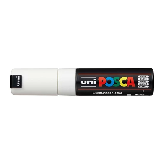 Marker Uni dekor Posca PC-8K Fehér 0,8 mm