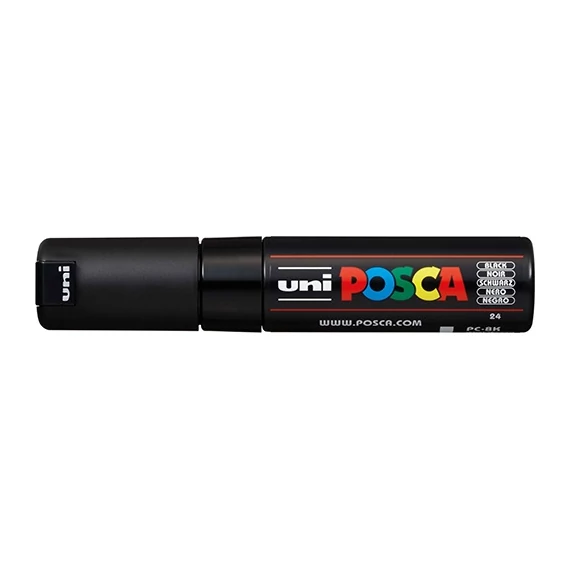 Marker Uni dekor Posca PC-8K Fekete 0,8 mm