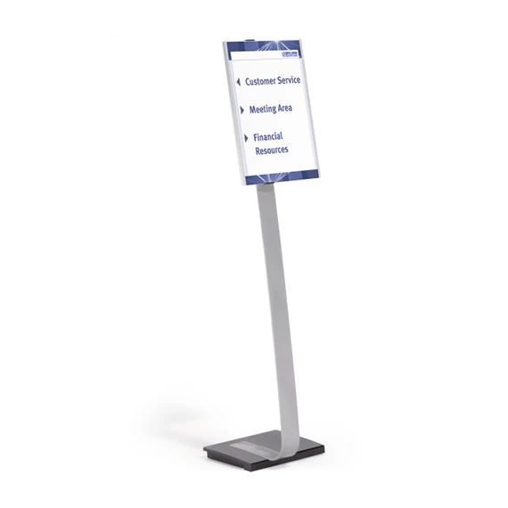 Megállítótábla Durable Info Sign padlóállvány A/3