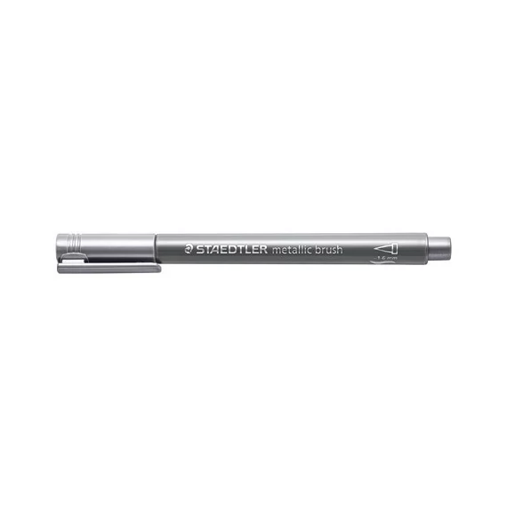 Művészeti ecsetfilc Staedtler Design Journey ezüst