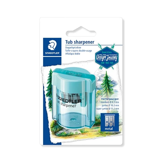 Művészeti hegyező Staedtler Design Journey 2 lyukú bliszteres