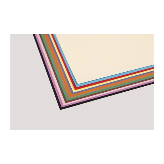 Művészeti rajzpapír Clairefontaine Tulipe 24x32 cm 12 lap 160g vegyes színek