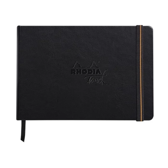 Művészeti rajztömb Clairefontaine Rhodia Touch Simili Japon A/5 32 lap 250g elefántcsont sima fekvő kalligráfiához