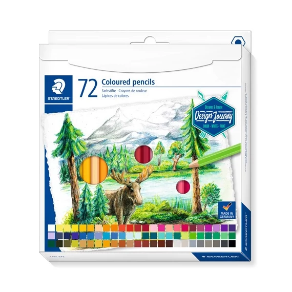 Művészeti színes ceruza Staedtler Design Journey 72 db-os klt.
