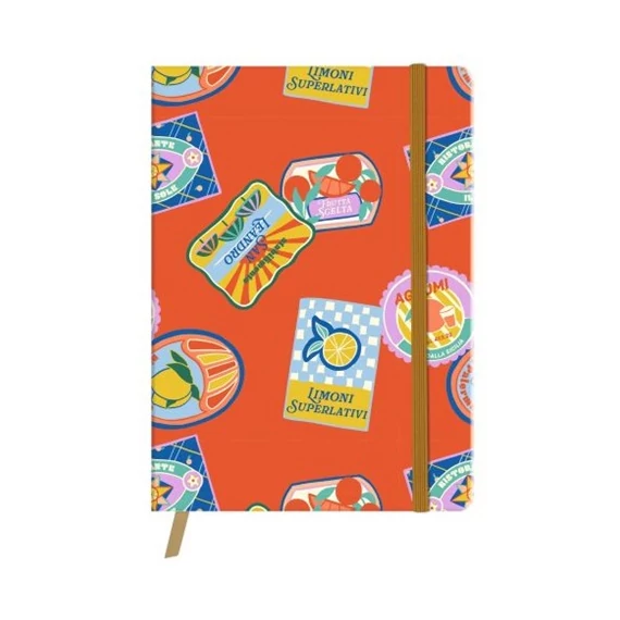 Napló Clairefontaine Dolce Amore A/6 64 lapos, puha fedeles, sima, gumis záródás, vegyes minta