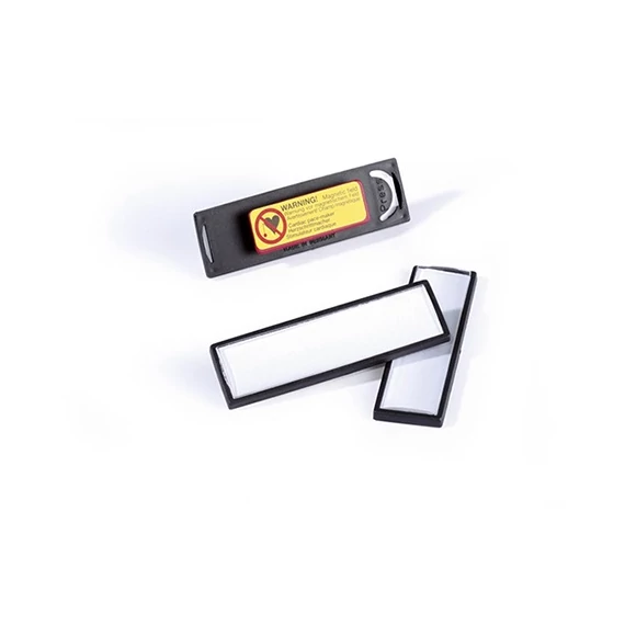 Névkitűző Durable Clip card 20 mm, mágnessel