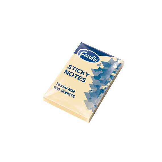 Öntapadós jegyzettömb Forofis 50x76 mm 100 lapos