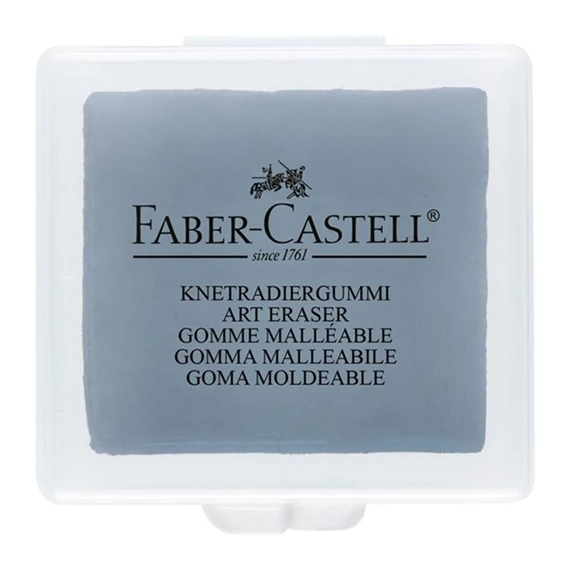 Radír Faber-Castell gyurma műanyag dobozban szürke