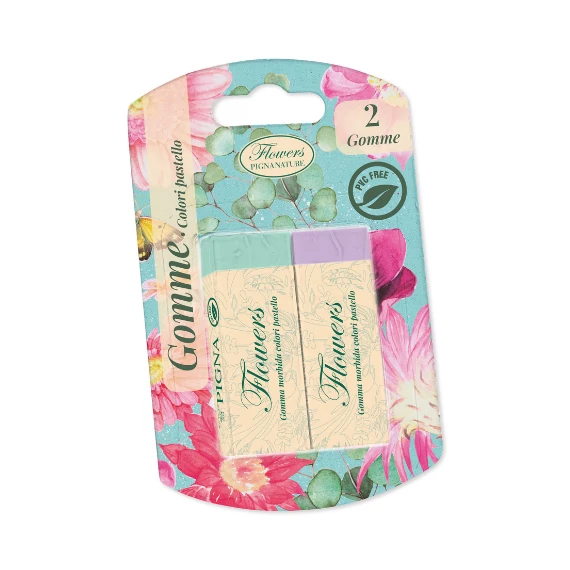Radír Pigna Nature Flower 2 db/bliszter
