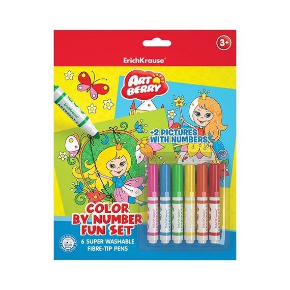 Rostirón ErichKrause Artberry mini Jumbo 6 db-os klt. lányos