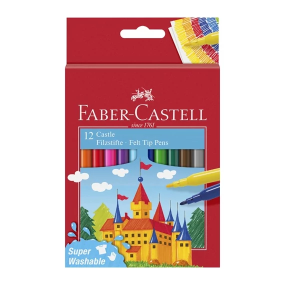 Rostirón Faber-Castell 12 db-os klt. kastélyos
