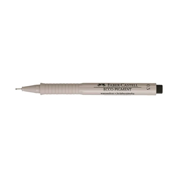 Rostirón Faber-Castell Ecco-Pigment 0.3 mm fekete