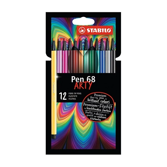 Rostirón Stabilo Pen 68 Arty 12 db-os klt.