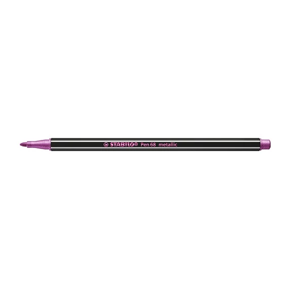 Rostirón Stabilo Pen 68 metallic 840 metál rózsaszín