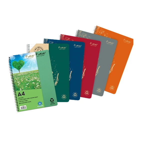 Spirálfüzet Clairefontaine Forever Premium A/5 60 lapos, vonalas