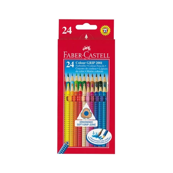 Színes ceruza Faber-Castell Grip 2001 24 db-os klt.