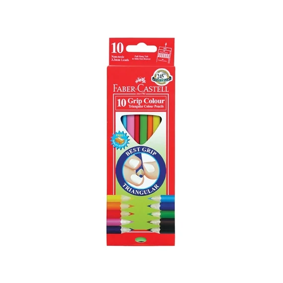Színes ceruza Faber-Castell Junior háromszögletű 10 db-os klt.