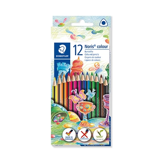Színes ceruza Staedtler Noris háromszögletű 12 db-os klt.