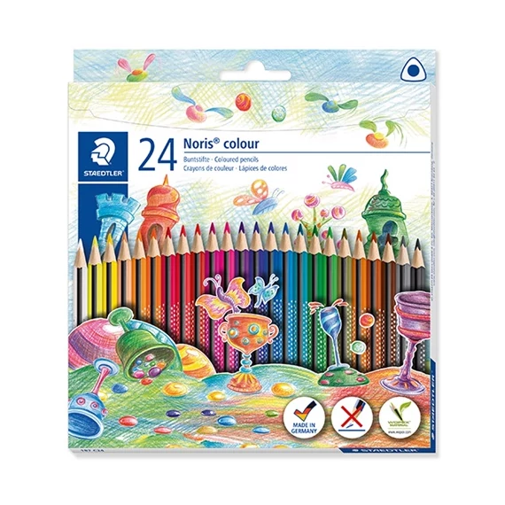 Színes ceruza Staedtler Noris háromszögletű 24 db-os klt.