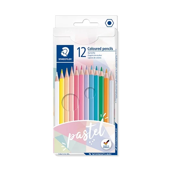 Színes ceruza Staedtler Pastel 12 db-os klt.
