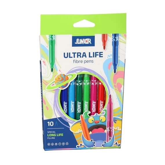 Színes rostirón Junior Ultra life 10 darabos