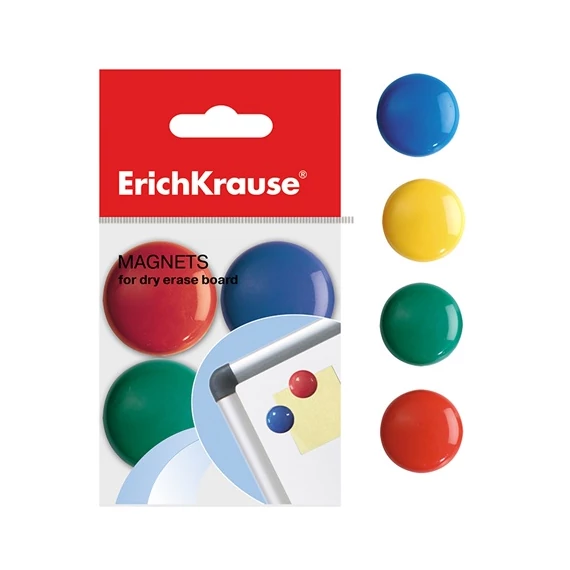Táblamágnes ErichKrause 20 mm 12 db/csomag vegyes színek