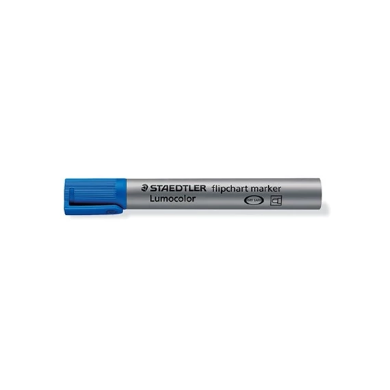 Táblamarker Staedtler Lumocolor flipchart kerek kék