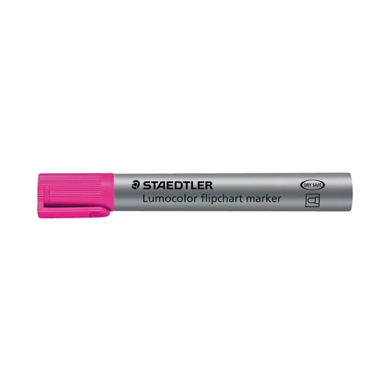 Táblamarker Staedtler Lumocolor flipchart kerek pink