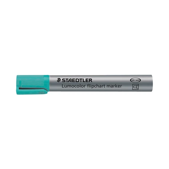 Táblamarker Staedtler Lumocolor flipchart kerek türkiz