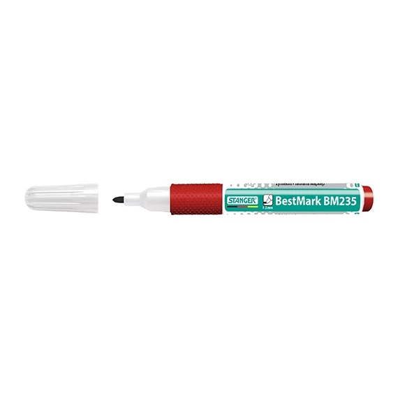 Táblamarker Stanger BM235 kerek 1-3 mm piros
