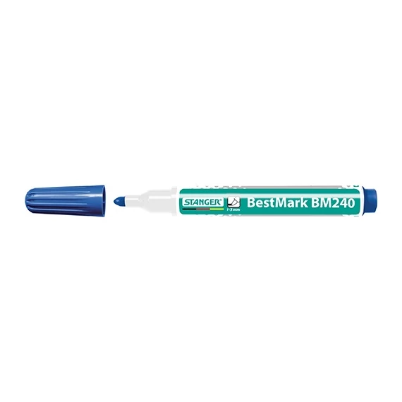 Táblamarker Stanger BM240 kerek 1-3 mm kék