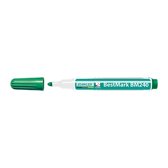 Táblamarker Stanger BM240 kerek 1-3 mm zöld