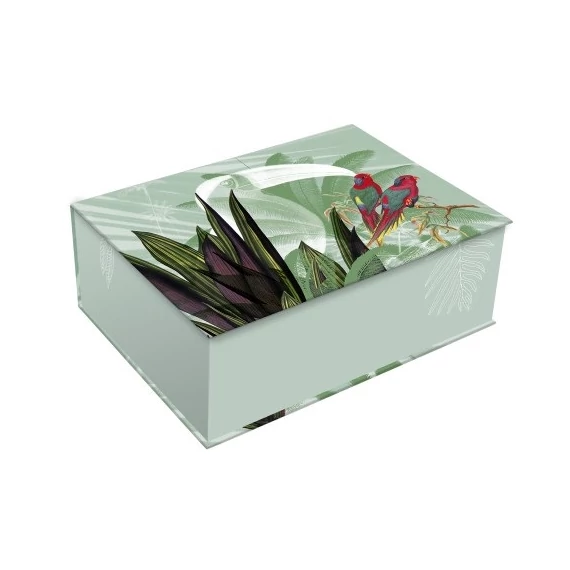 Tárolódoboz Clairefontaine Jungle Harmony  35,5x26x13 cm karton, vegyes