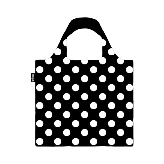 Táska Briony White Dots újrahasznosított