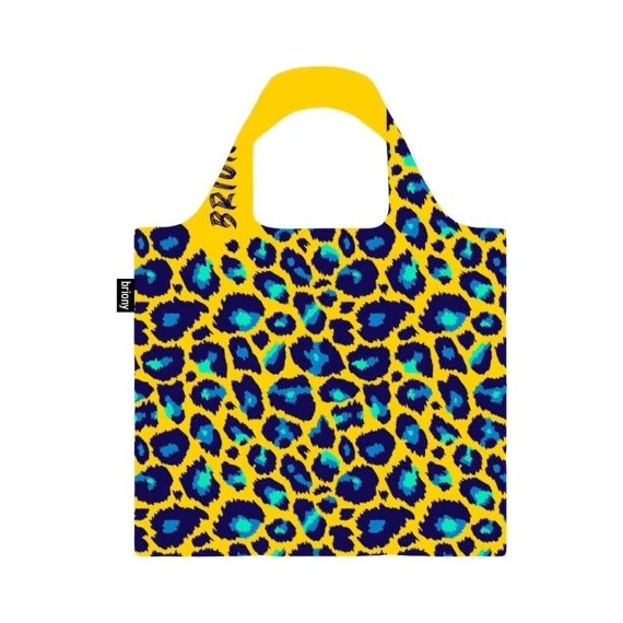 Táska Briony Yellow Leopard Skin  újrahasznosított